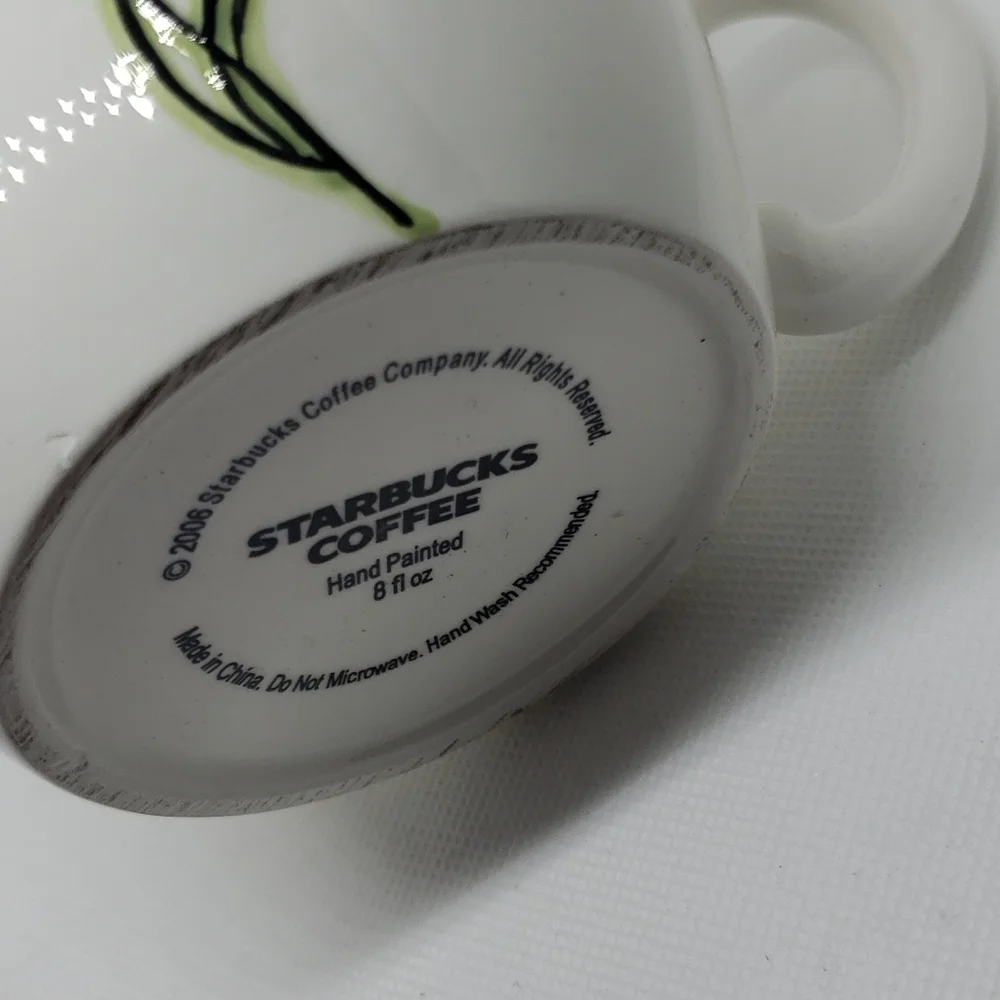 Starbucks pink rose coffee mug